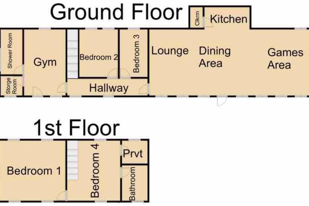 Дом отдыха The Old Hay Barn - Games Room, Gym, Sleeps 8 Godmanchester